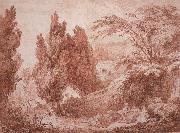 Jean-Honore Fragonard, Park Landscape